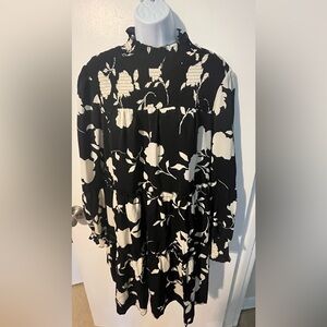 MS Sparkle Black and White Dress XL